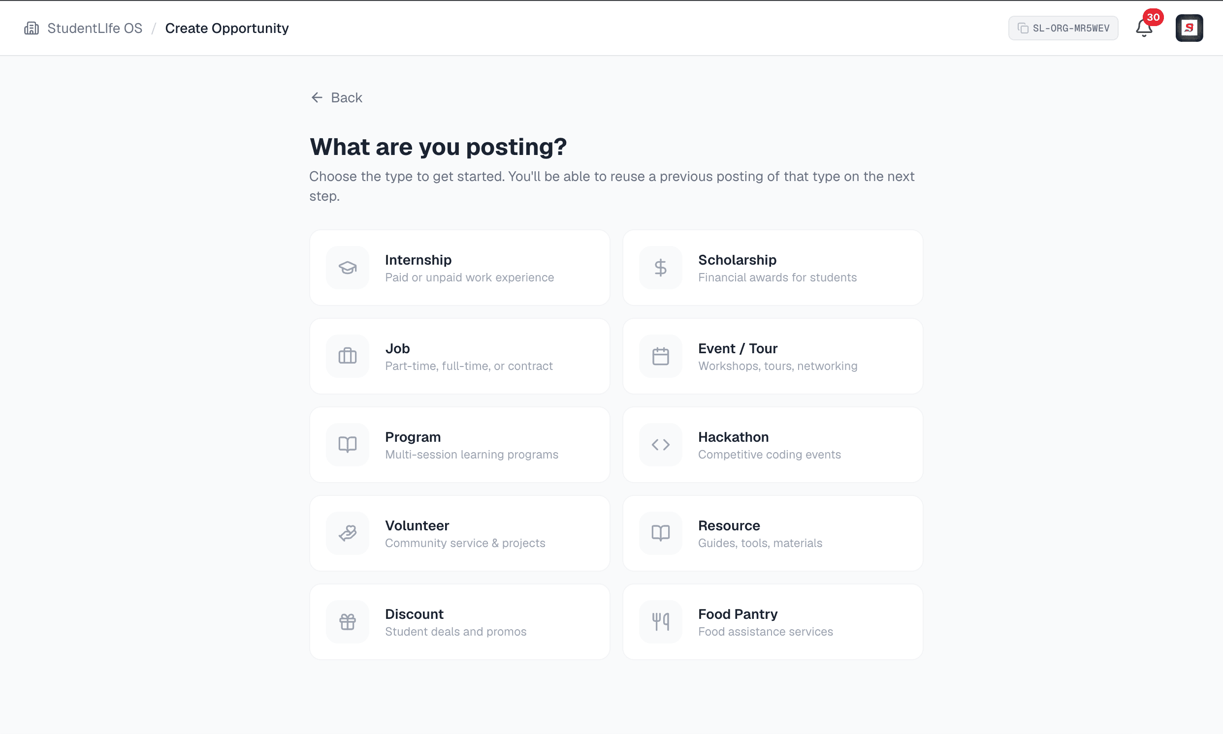 Go to the Opportunities tab and click New opportunity
